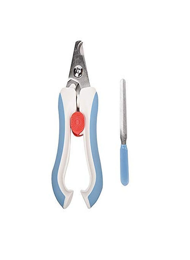 OMEM Bird Nail Clippers with Grinding Nail Scissors Tool Pet Parrot Claw Care (Blue,S) - Image 1